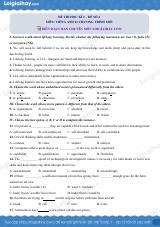 Đề số 4 - Đề thi cuối học kì 2 - Tiếng Anh 12 mới
